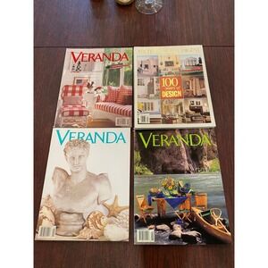 Lot of 4 Architectural Digest, and Veranda Magazines, Interior Design, Decor,